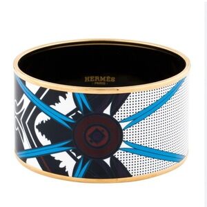 Hermes’ ceramic golden lining bracelet